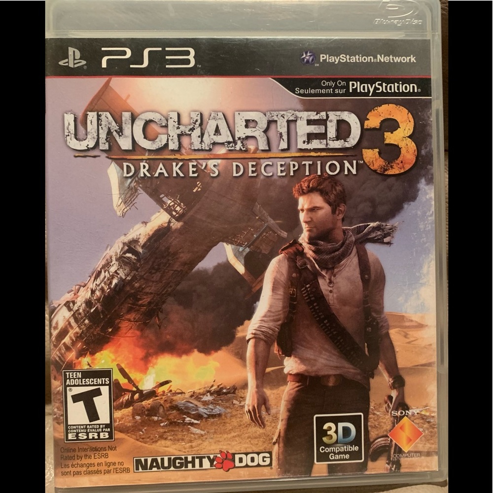PS3 Uncharted 3 Video Game